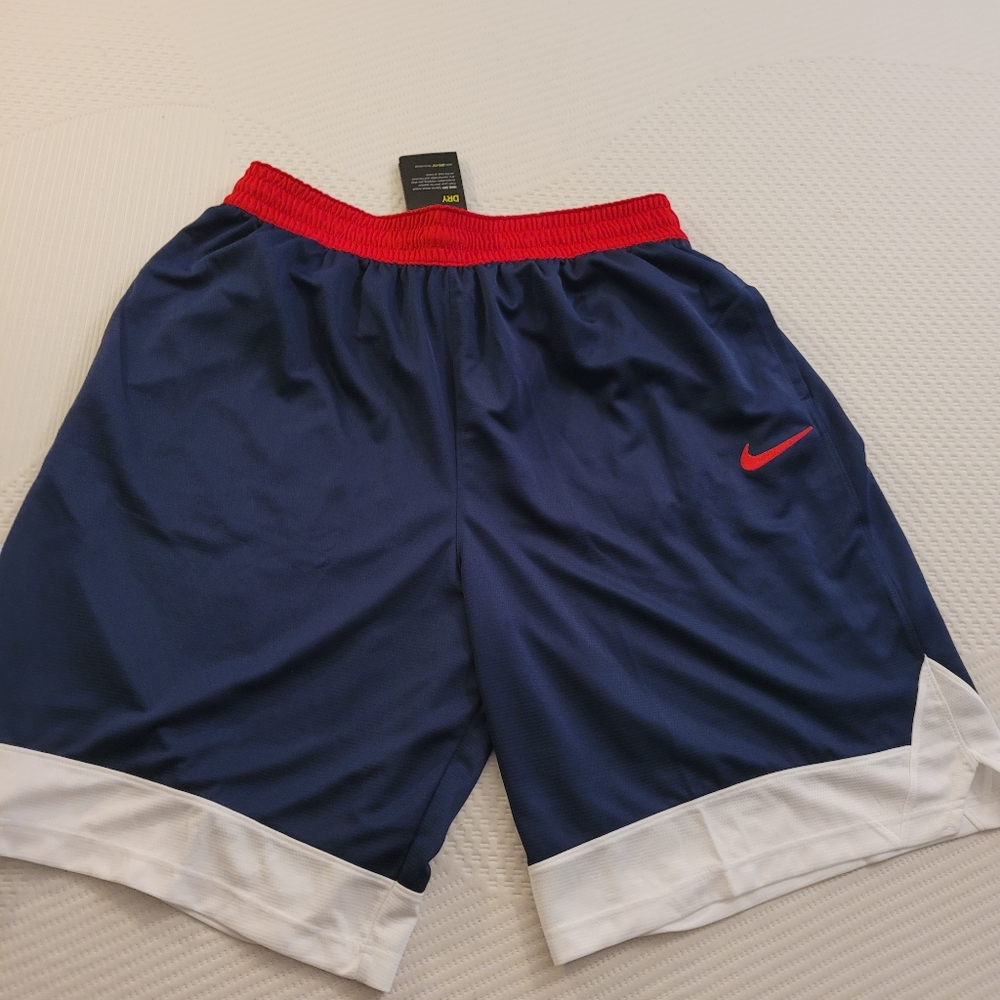 Men's Basketball Shorts 2XL nvyblue/red/white